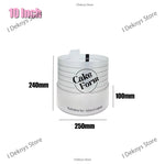 moule gâteau blanc rose rayures noires classique papier gâteau 10 pouces
