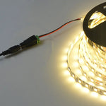 interrupteur led noir moderne adhésif câble 30cm connecteurs 5.5mm 2.1mm 24v 3amps