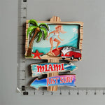 aimant réfrigérateur décoration voyage monuments américains villes californie souvenir magnetique pvc souple graphique