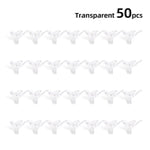 remplacement oiseaux stylisés violet orange vert bleu artisanal 50 pièces translucent decoration festive craft