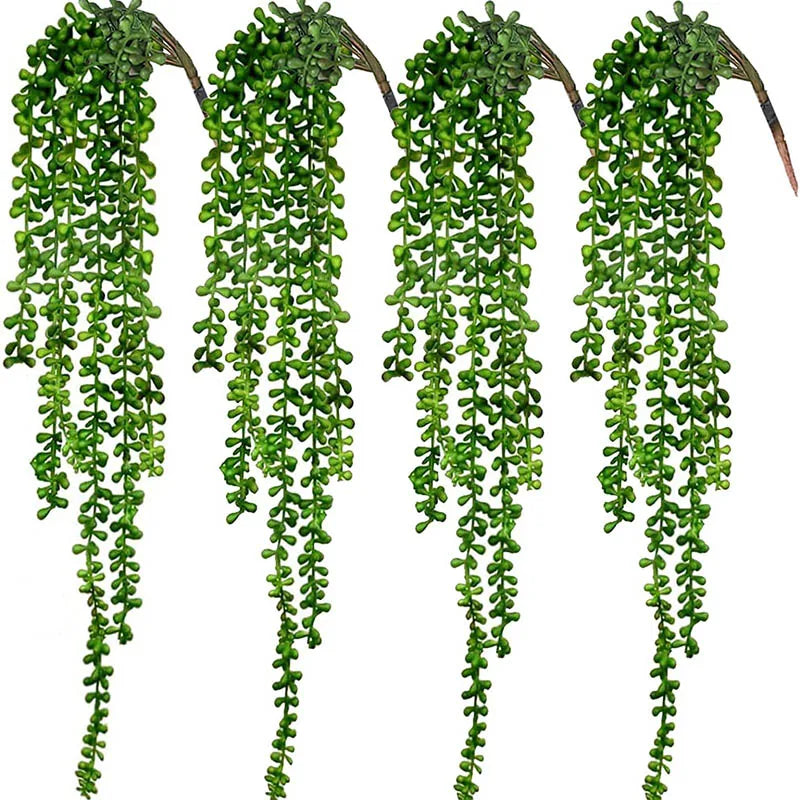 guirlande artificielle vigne feuilles vertes extérieur naturelle accrochéeextérieur decoration