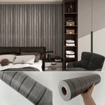 papier peint auto adhésif moderne gris rayures verticales 3m 5m imperméable chambre cuisine