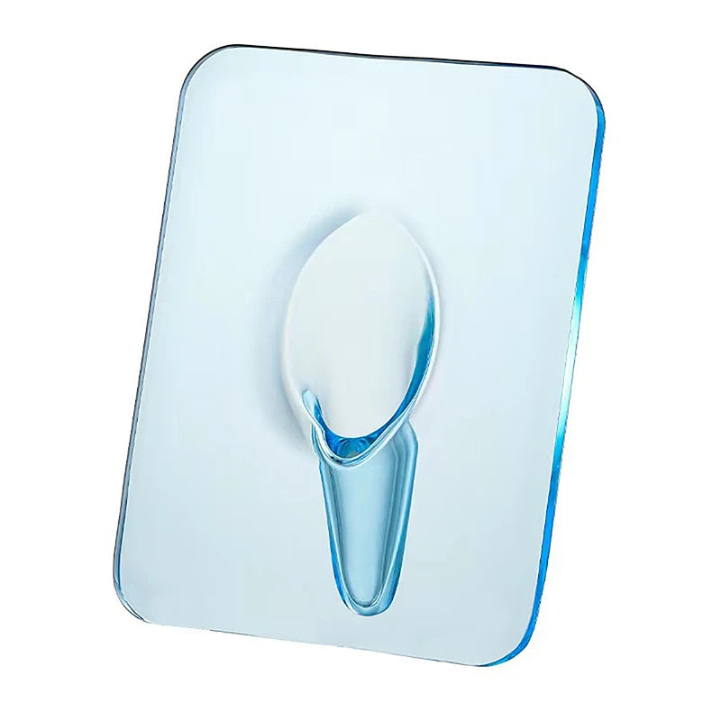 support mural vase transparent bord arrondi moderne adhésif vase intégré