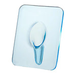 support mural vase transparent bord arrondi moderne adhésif vase intégré