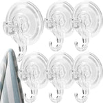 crochet mural transparent ventouse robuste support serviettes salle bain cuisine moderne étanche fixe mur