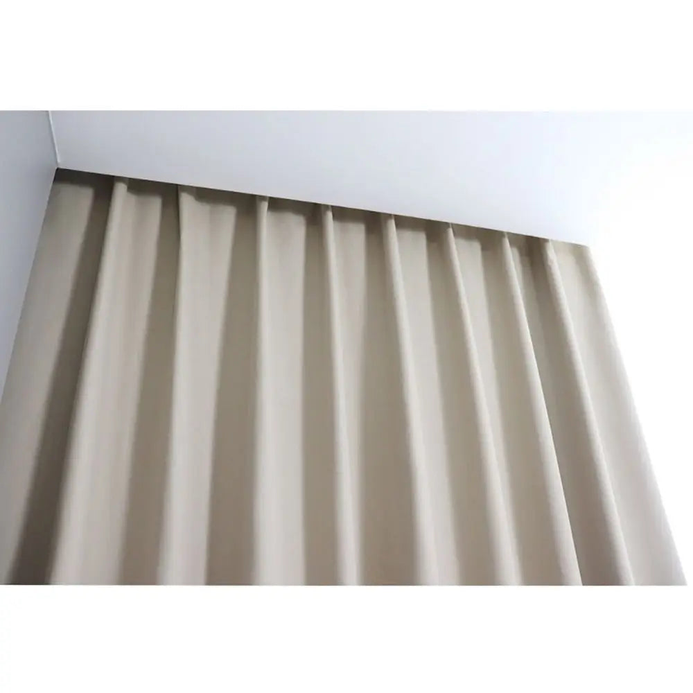 rideau occultant moderne beige opacité tissu polyester extérieure fenêtre crochets forme