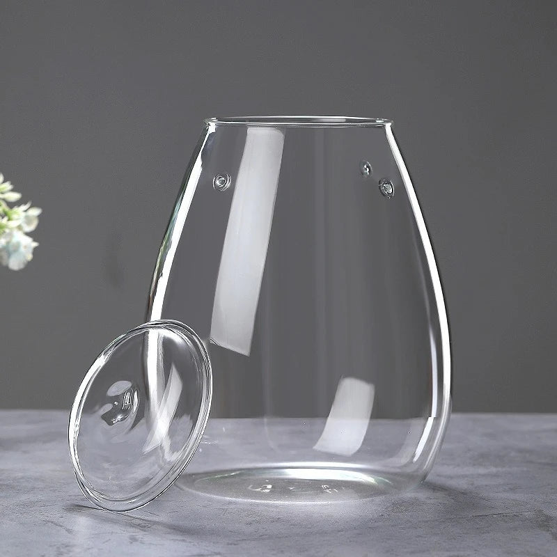 terrarium verre transparent plantes artificielles décoration miniature intérieur moderne décoratif