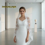 voile mariée blanc dentelle fine élégant classique nylon translucide femme