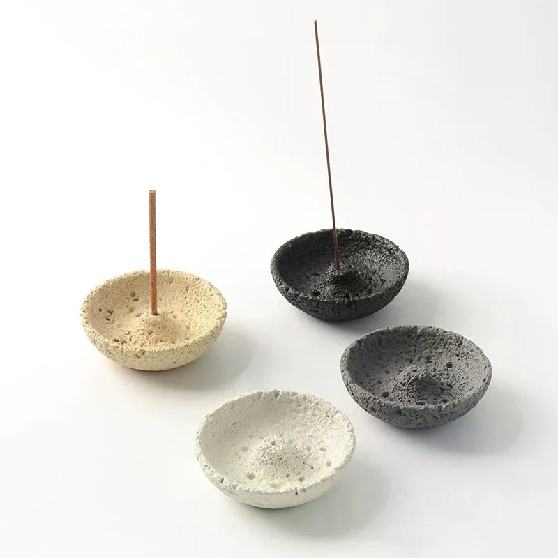 bol encens moderne couleur beige noir gris minimaliste
