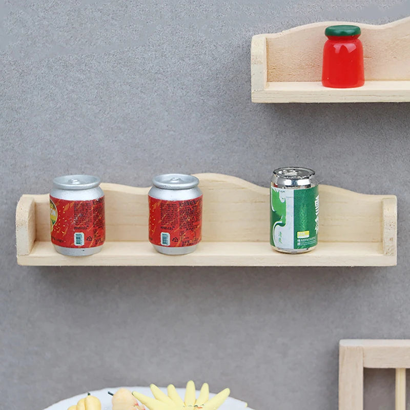 étagère bois naturelle classique moderne suspendue maison poupée rangement décorative