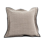 coussin deco gris noir blanc motif floral texture tissée contemporain adhésif maison voiture commercial