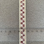 rubans frangés dorés blancs noirs 100 polyester largeur 3cm longueur 2mètres mariage décoration élégante