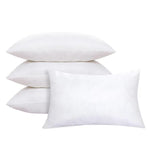 coussin rectangulaire blanc sans motif fibre polyester moderne siège adultes