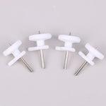 clous tapisser blancs classiques 50pcs tringle mur lisse métal bricolage