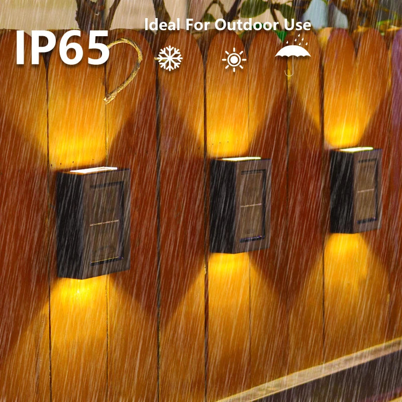 appliques murales solaires led ip65 moderne noires 16 pièces fenêtre transparente oeilletsextérieur minimaliste