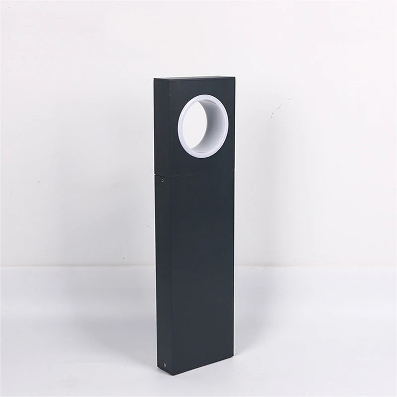 lampe solaire led noire moderne ip65 10w lumière chaude