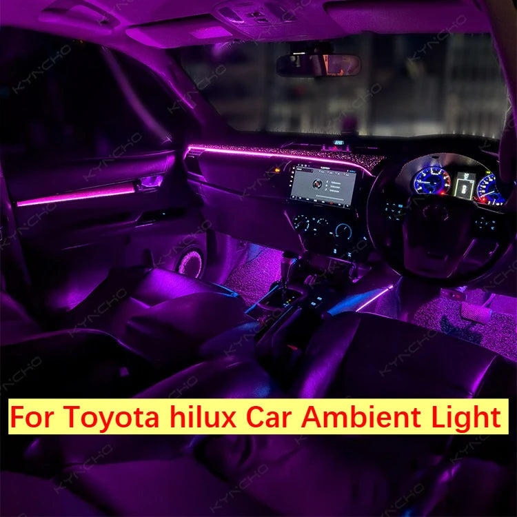 lumière ambiance voiture violet rose rouge blanc moderne adhésif barres câbles boîtier contrôle