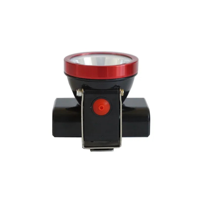 lampe frontale led super lumineuse étanche noir rouge ip67 clips chargeur ceinture