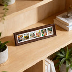 cadres photos multi vertical horizontale bois marron paysages portraits décoration maison