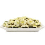 fleurs séchées blanches chrysanthèmes deco maison anniversaire baby shower intérieur naturel rustique