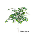 plante artificielle arbre ficus vert feuilles uniformes moderne décoration extérieure intérieure pot 180cm