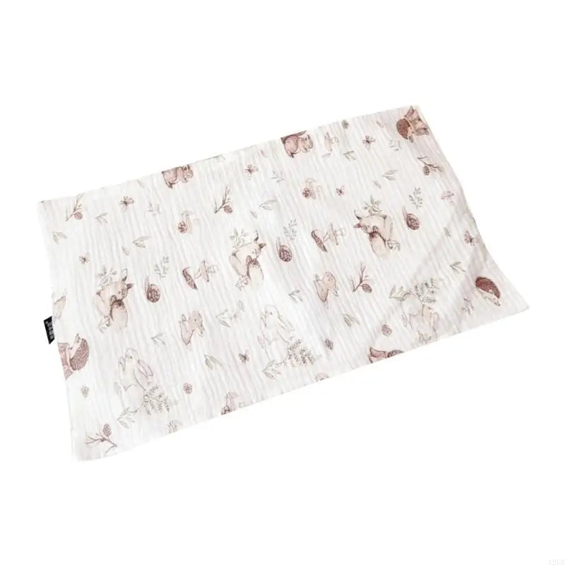 coussin bébé blanc animaux lapins chevaux doux confortable étanche polyester coton