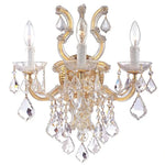 Applique murale LED clip design créatif en cristal pour chambre