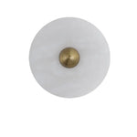 applique murale moderne marbre blanc doré éclairage led murale chambre salon entree