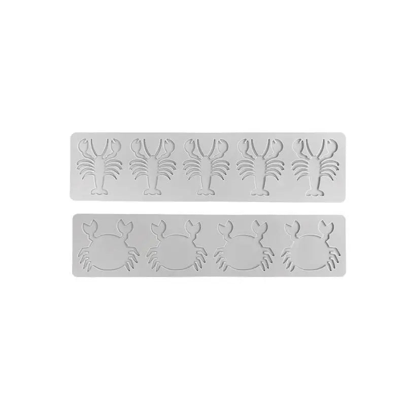 moules gâteau silicone motifs crustacés gris clair modernes décoration sucrerie