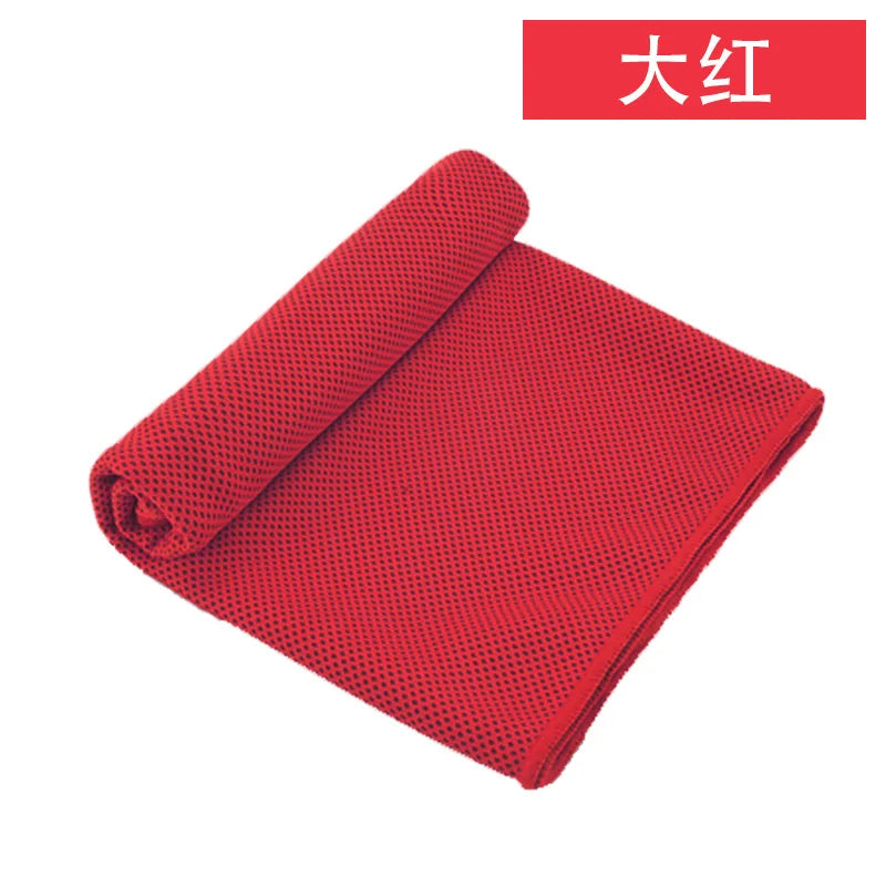 serviette microfibre points noirs bleu orange gris moderne sportive rapide absorption refroidissement durable activités