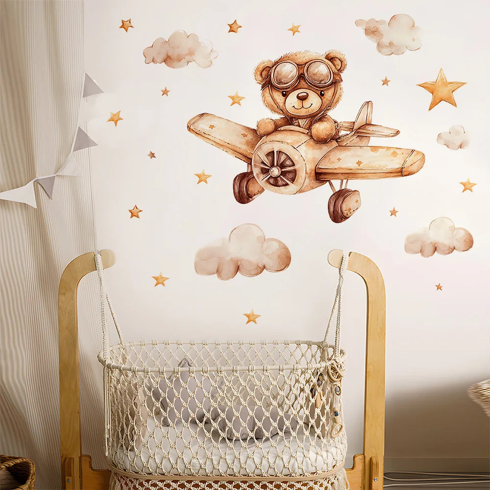 Autocollant PVC amovible chambre fille garçon