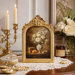 cadres decoratifs or noir classique baroque fleurs paysages portraits details floraux clips vases bougies