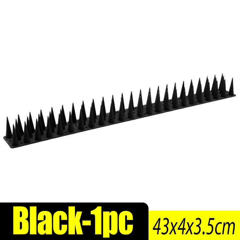 anti oiseaux pointes coniques protection jardin blanc noir moderneextérieur sécurité avifaune