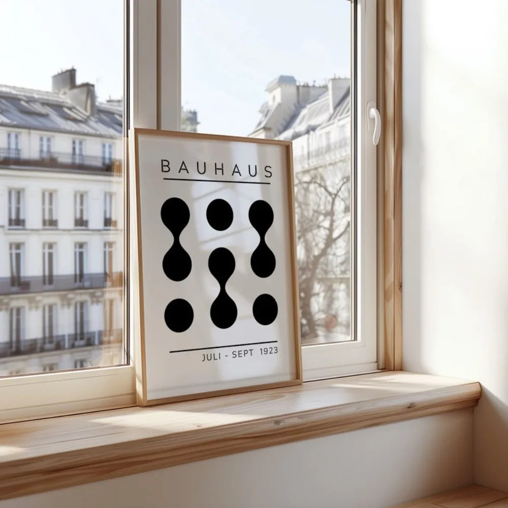 affiches noir blanc graphiques abstraites modernes minimalistes géométriques encre imperméable toile sans cadre