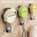 crochet ventouse moderne couleur beige vert jaune sans poinçon réutilisable salle bain chambre organisateur