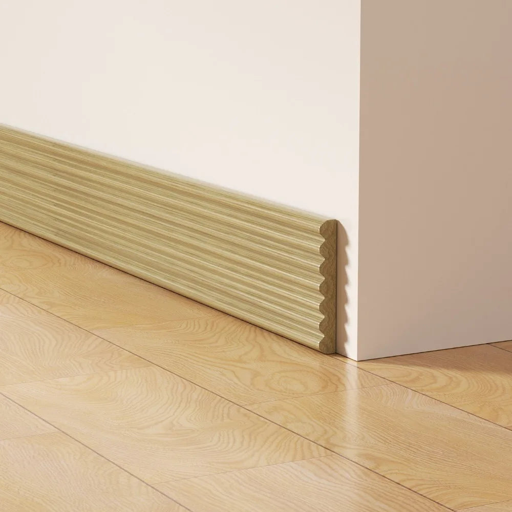 plinthes auto adhésives aspect bois moderne naturel gris clair anti collision murales décoration intérieure