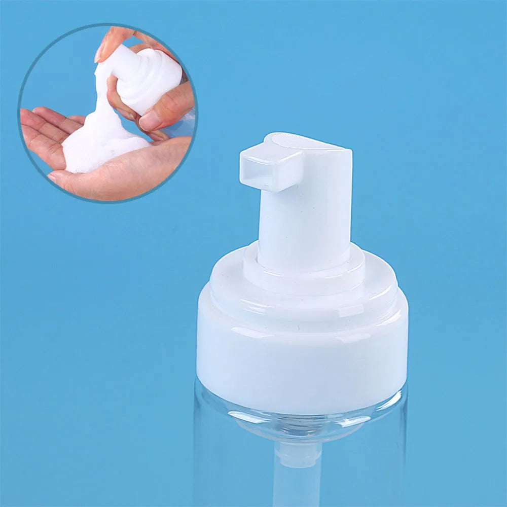 flacons savon liquide transparents moderne 100ml 150ml 200ml set 30 pièces Pompe pression rechargeable