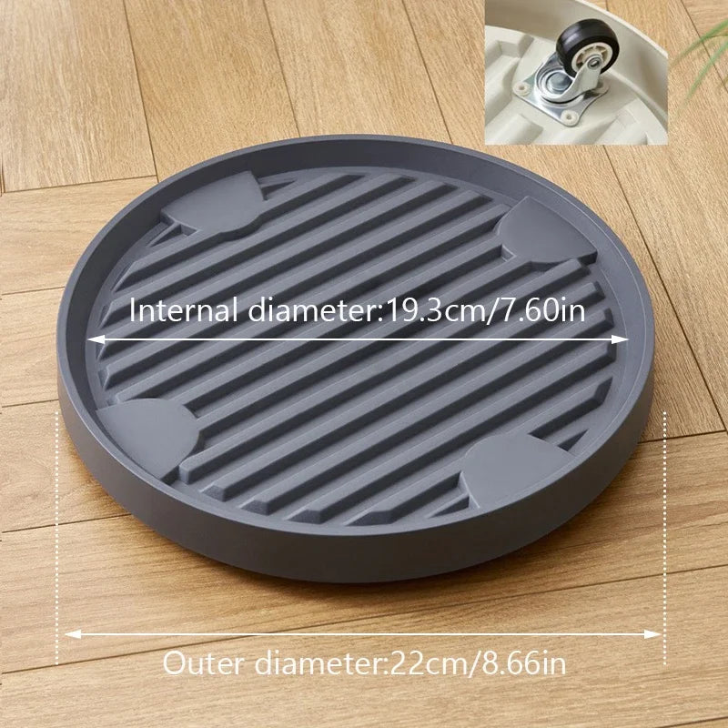 support plante gris blanc rayures horizontales moderne portable amovible robuste