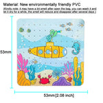 tapis bain marin dessin animé poissons méduses coraux adhésifs antidérapants salle bain enfants adultes