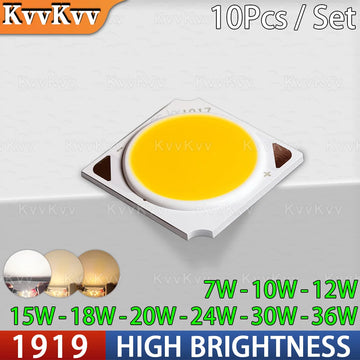 lot puces led cob blanc chaud rond réflecteur rail lampe panneau diy