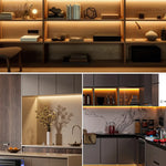 ruban led flexible blanc moderne interrupteur connecteur usb adhésif éclairage cuisine décoration chambre salon