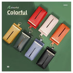 Sac serviettes simili cuir moderne orange vert blanc rouge bleu suction