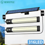 lampe solaire capteur mouvement camping extérieure murale étanche contemporaine jardin sécurité patio led rechargeable