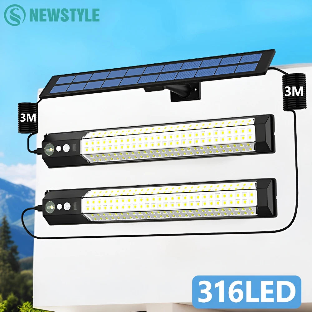 lampe solaire capteur mouvement camping extérieure murale étanche contemporaine jardin sécurité patio led rechargeable