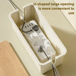 boîte rangement câbles alimentation prise carte moderne rayures verticales beigeclair rechargeable abs