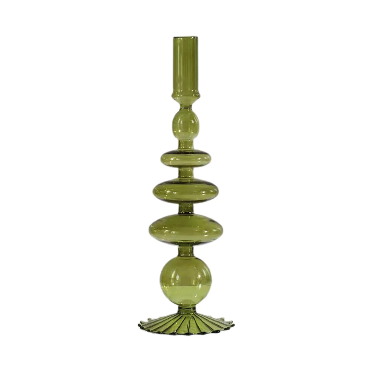 bougeoir moderne transparent bleu vert rose marron intérieur décoration maison élégant