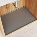 tapis protection sous évier gris hexagones moderne adhésif 96cm 66cm cuisine