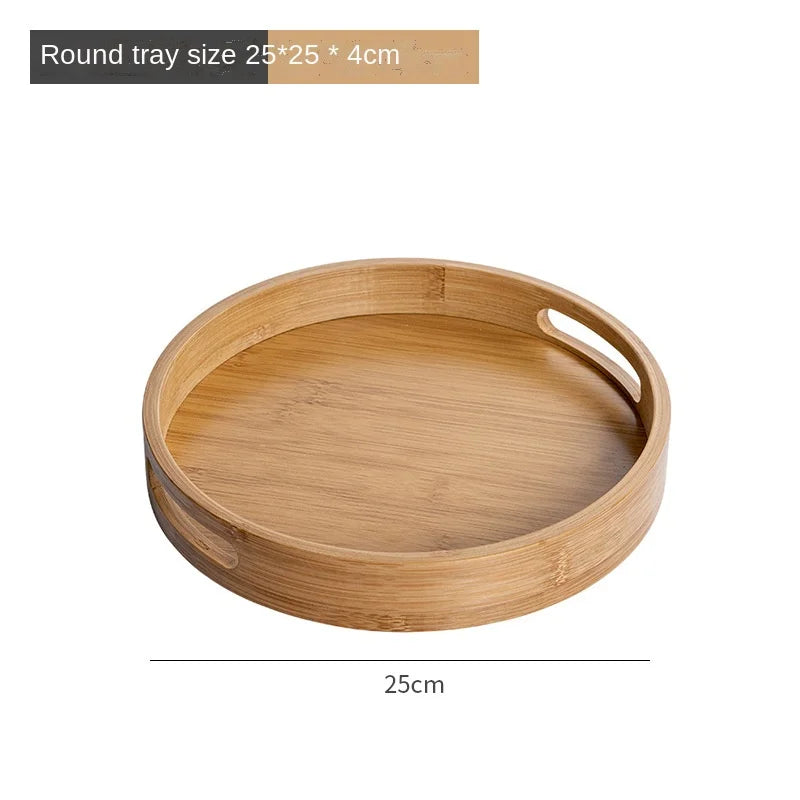 plateau bois moderne minimaliste poignées collations desserts thé naturel brunclair texturesnaturelles opaques