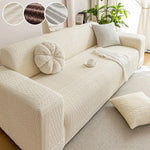housse canapé élastique motif géométrique polyestère beige traditionnel maison fixations inclusesModule:semicolon
