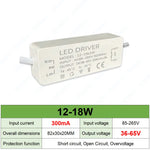 transformateur led blanc moderne adhésif 12w 20w 30w câble connecteurs protection courts circuits